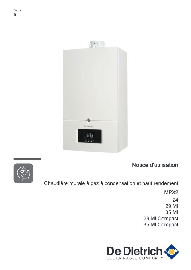Premiere page : Notice d'utilisation De Dietrich MPX 2 35 MI COMPACT (7841053)