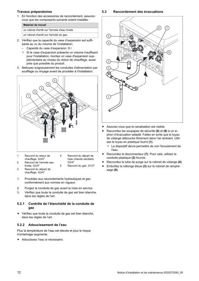 Première page : Schéma hydraulique Saunier Duval ThemaPlus Condens 25-A