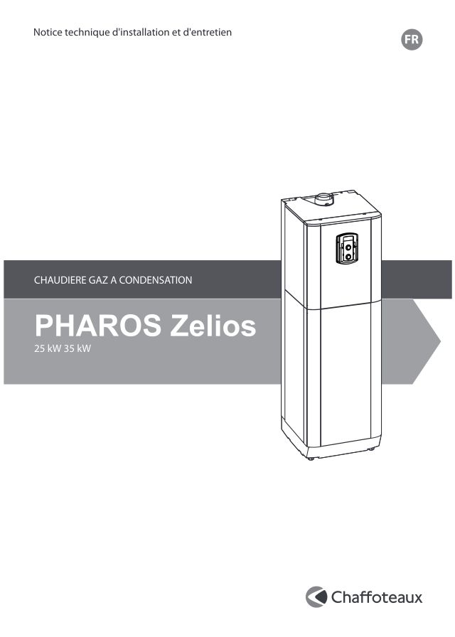 Premiere page : Notice d'installation Chaffoteaux PHAROS ZELIOS 12 (3124512)