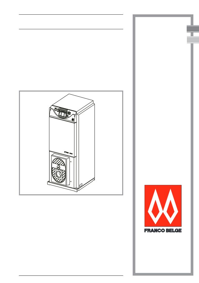 Premiere page : Notice d'installation Atlantic OPTIMA 3035 (026366)