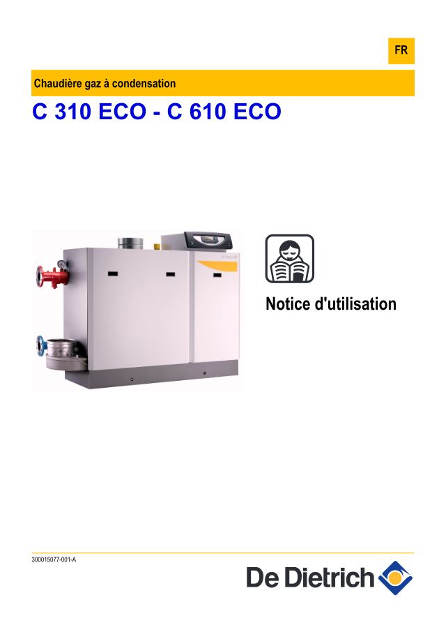 Première page : Notice d'utilisation De Dietrich C 310-350 ECO