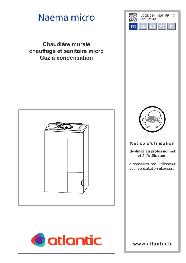 Premiere page : Notice d'utilisation Atlantic NAEMA MICRO 30 SP (021262)