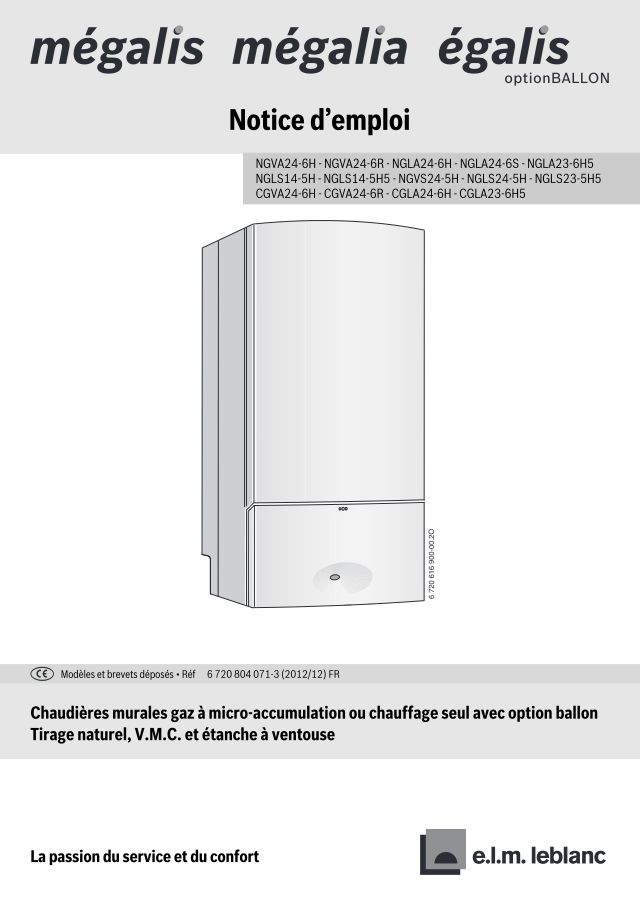 Première page : Notice d'utilisation Elm Leblanc NGLS14-5H BUT