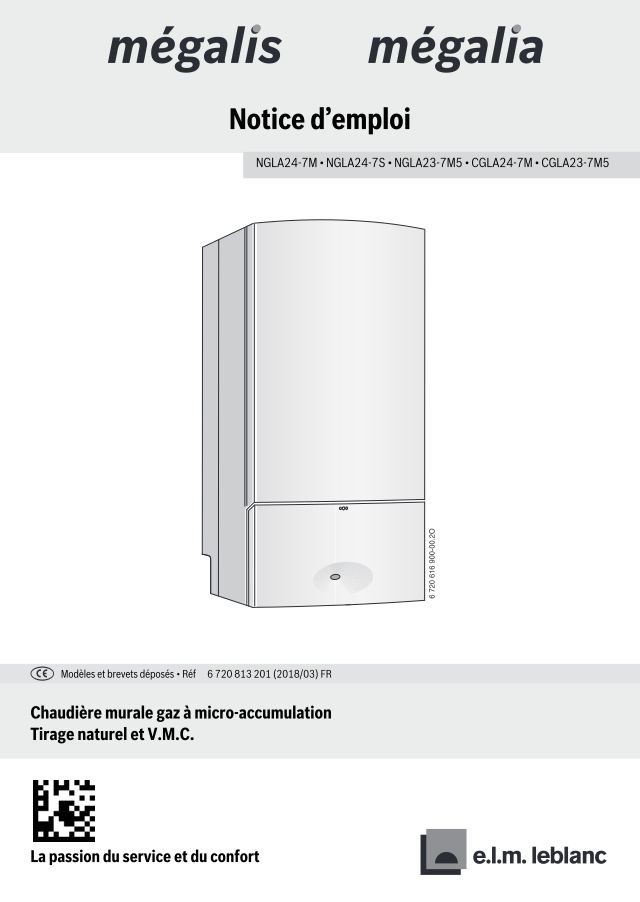 Première page : Notice d'utilisation Elm Leblanc NGLA24-7MN