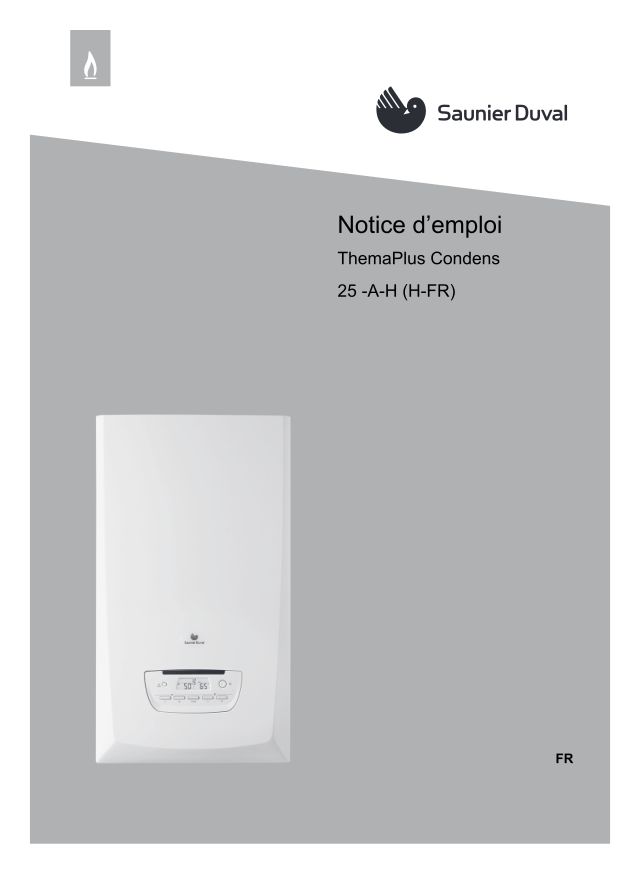 Première page : Notice d'utilisation Saunier Duval ThemaPlus Condens 25-A-H