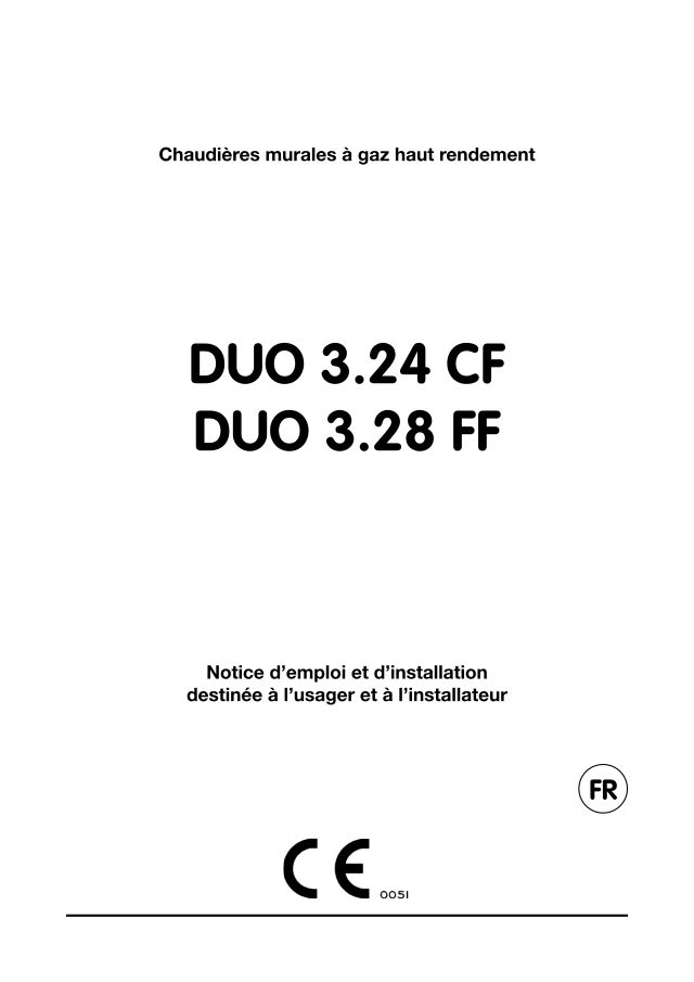 Premiere page : Notice d'installation Chappee LUNA 3 DUO 3-28 FF (CPN457283581)