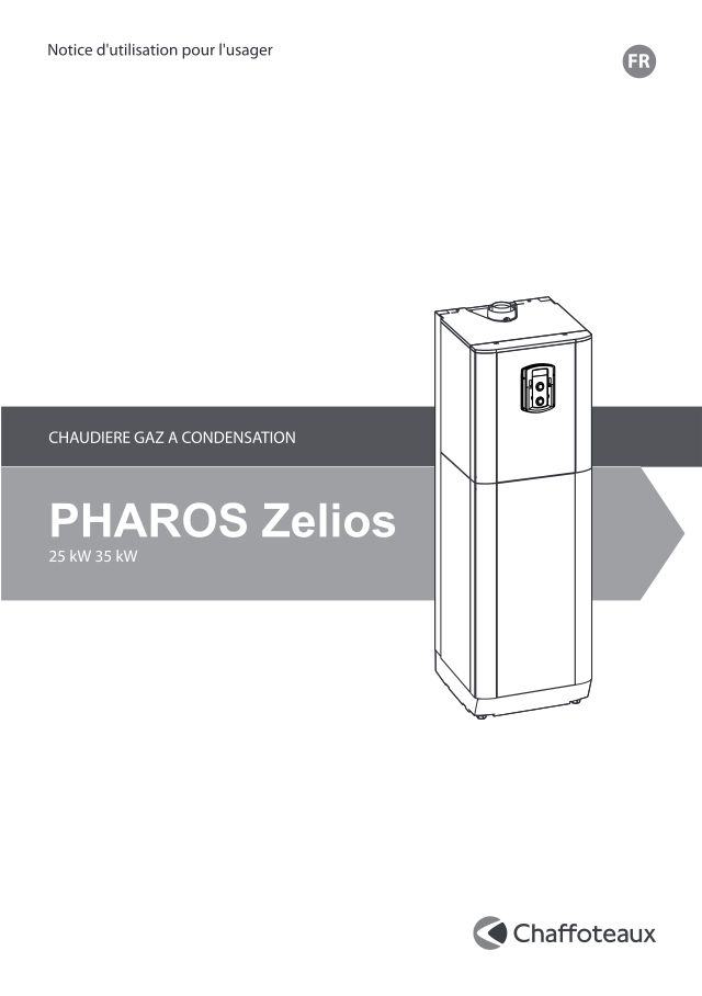 Première page : Notice d'utilisation Chaffoteaux PHAROS ZELIOS 35