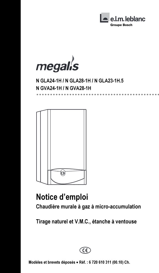 Première page : Notice d'utilisation Elm Leblanc NGVA24-1H NAT
