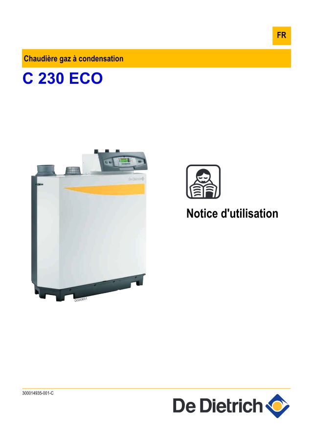 Premiere page : Notice d'utilisation De Dietrich C 230-210 ECO