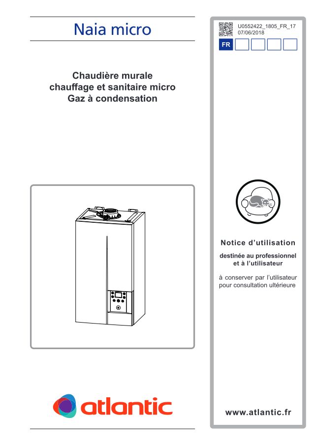 Première page : Notice d'utilisation Atlantic NAIA MICRO 35