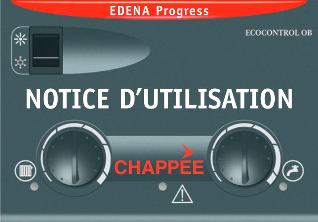 Première page : Notice d'utilisation Chappee EDENA PROGRESS 1111 / 28 LE