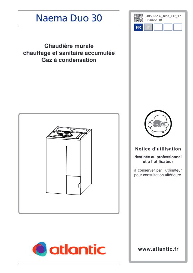 Première page : Notice d'utilisation Atlantic NAEMA DUO 30