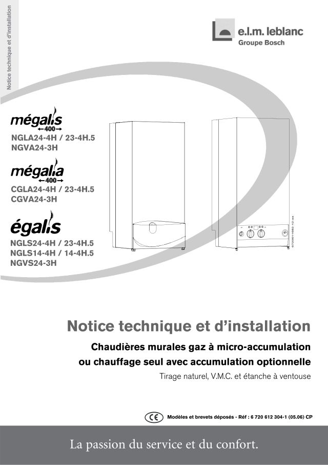 Premiere page : Notice d'installation Elm Leblanc EGALIS NGVS24-3HN (7716704200)
