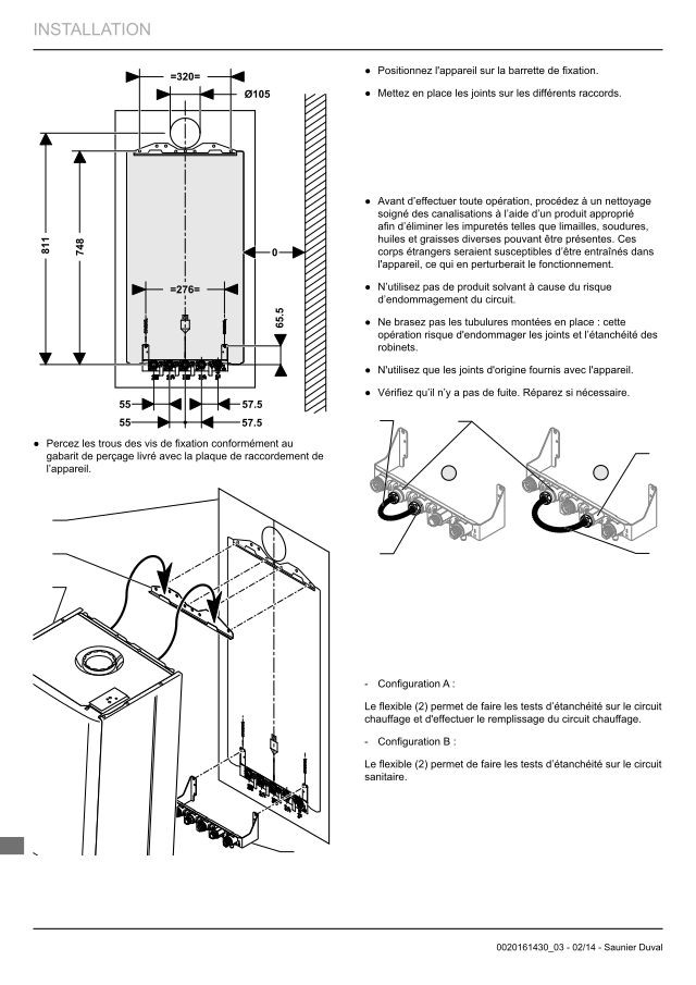 Première page : Schéma hydraulique Saunier Duval ThemaPlus Condens F 30 RT
