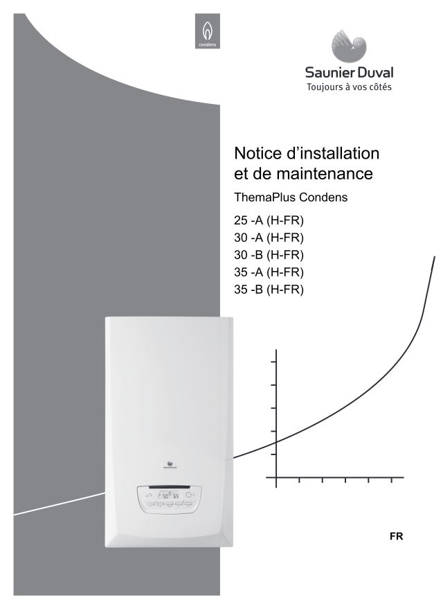 Premiere page : Notice d'installation Saunier Duval ThemaPlus Condens 35-B R2 (0010021874)