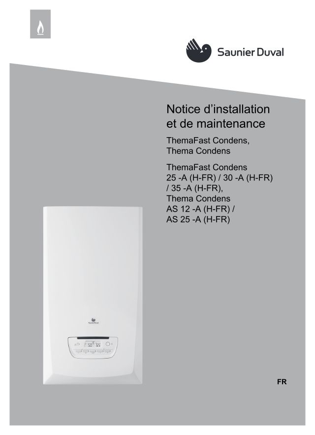 Premiere page : Notice d'installation Saunier Duval ThemaFast Condens 35-A (0010017418)