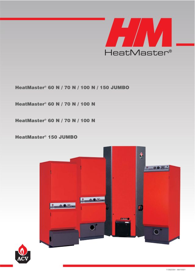 Premiere page : Notice d'installation ACV HeatMaster 70 N (04646801)