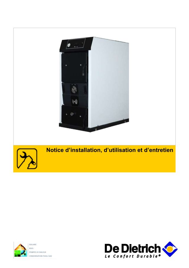 Première page : Notice d'installation De Dietrich CBI 30-C5