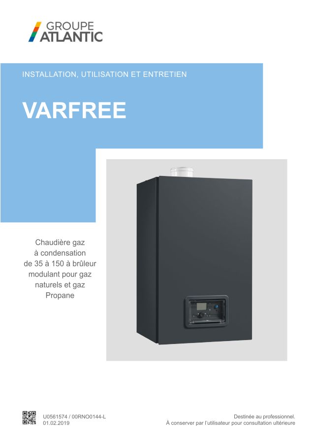 Premiere page : Notice d'installation Atlantic VARFREE 120 FR (082206)