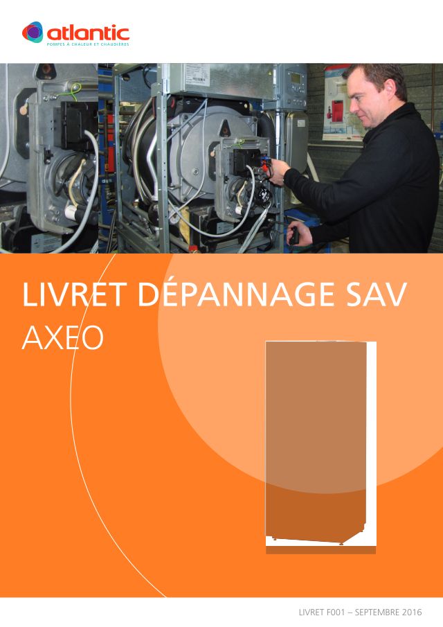 Première page : Guide de dépannage Atlantic AXEO CONDENS 5025
