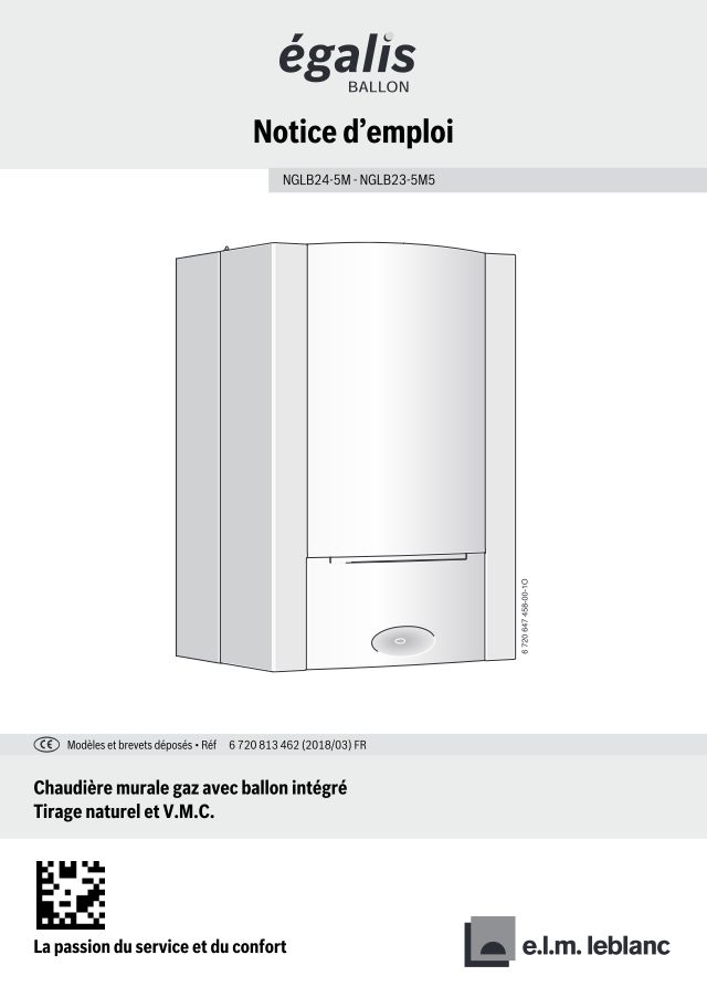 Première page : Notice d'utilisation Elm Leblanc NGLB24-5MN