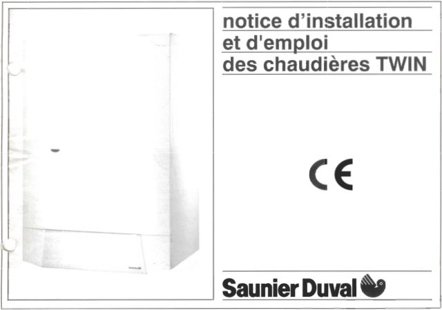 Premiere page : Notice d'installation Saunier Duval THEMIS TWIN 28 E V