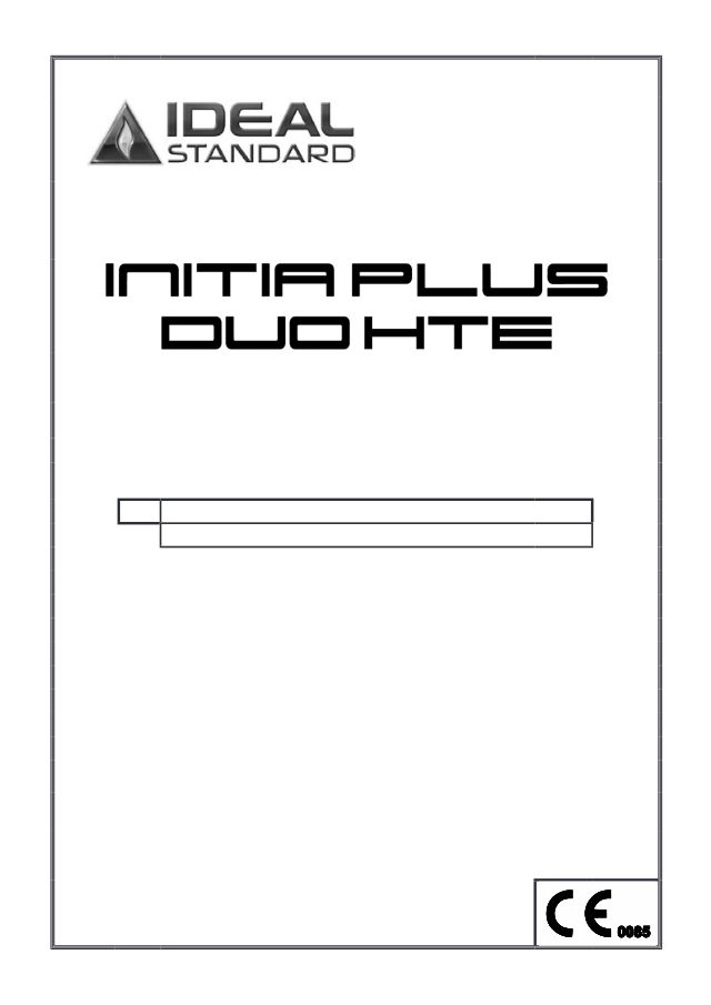 Premiere page : Notice d'utilisation Chappee INITIA PLUS DUO 3.33 HTE (710863902)