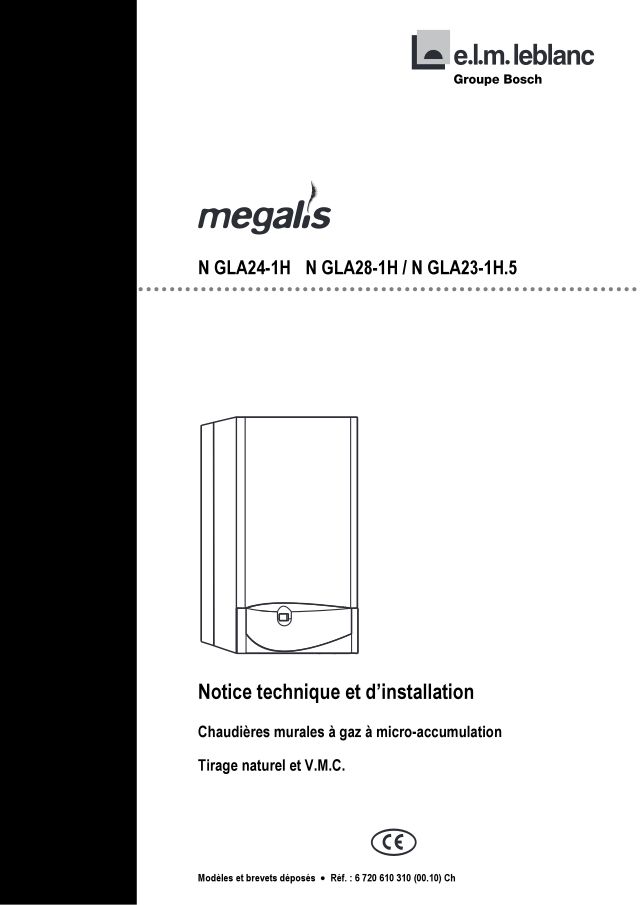 Première page : Notice d'installation Elm Leblanc NGLA28-1H NAT