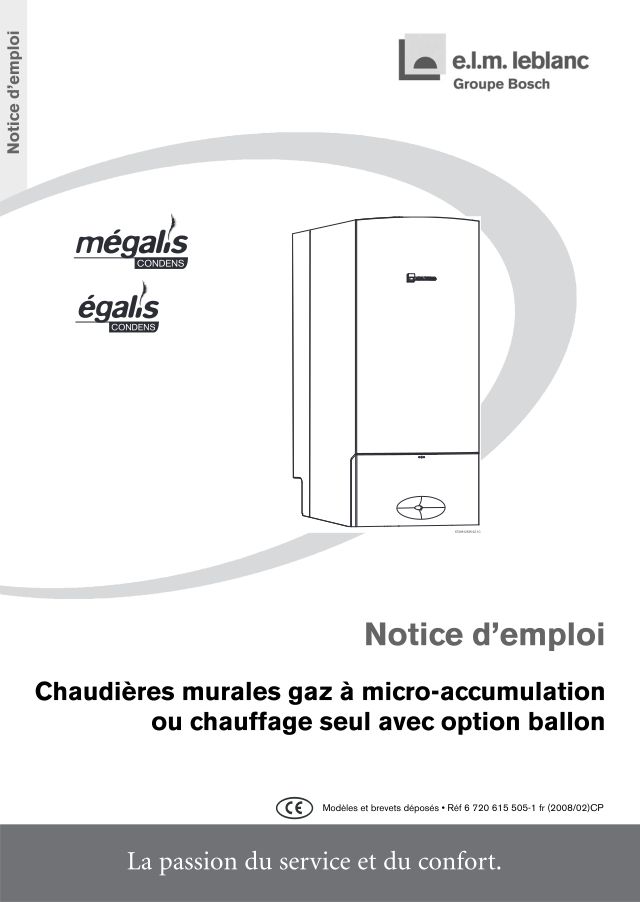 Premiere page : Notice d'utilisation Elm Leblanc MEGALIS GVAC24-2HN (7716704501)