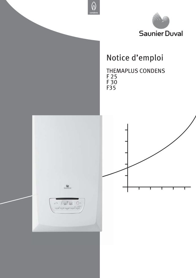 Première page : Notice d'utilisation Saunier Duval THEMAPLUS CONDENS F30 A-1 (APRÈS 2010)
