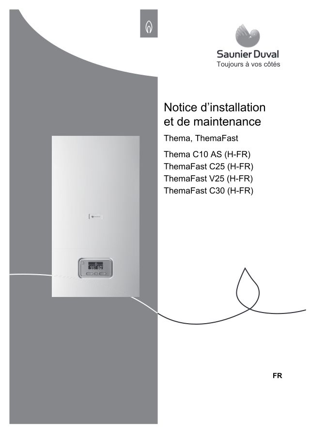 Première page : Notice d'installation Saunier Duval THEMA C 10 AS R1