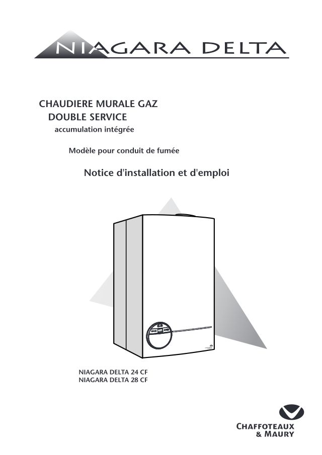 Premiere page : Notice d'utilisation Chaffoteaux NIAGARA DELTA 24 CF NAT (200006762031)