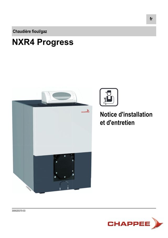 Premiere page : Notice d'installation Chappee NXR4 PROGRESS 9