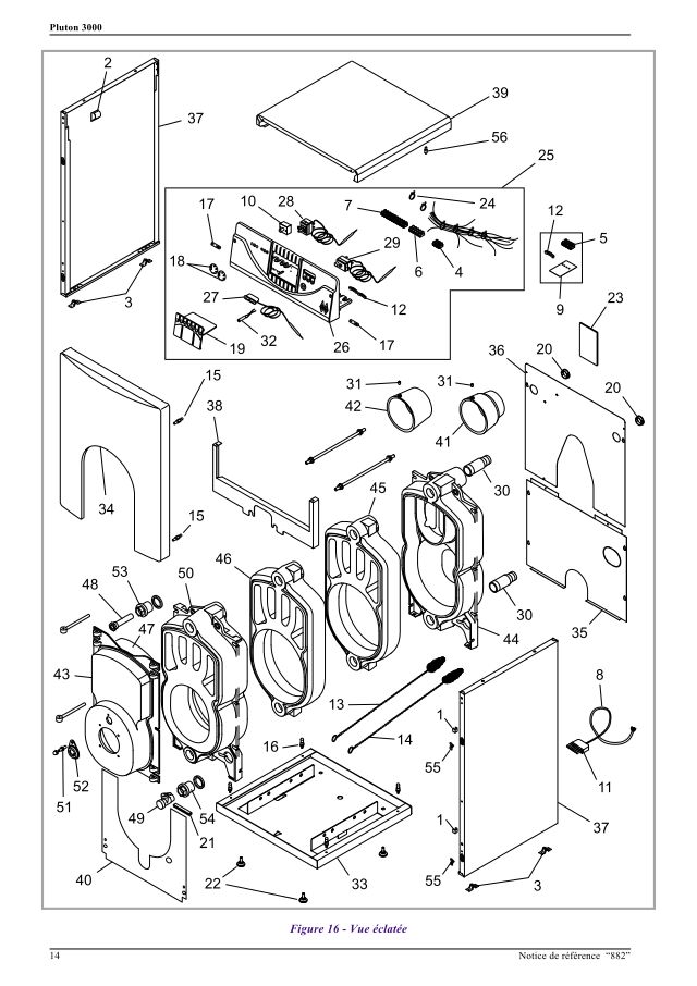 Première page : Pièces détachées Atlantic PLUTON 3032 B