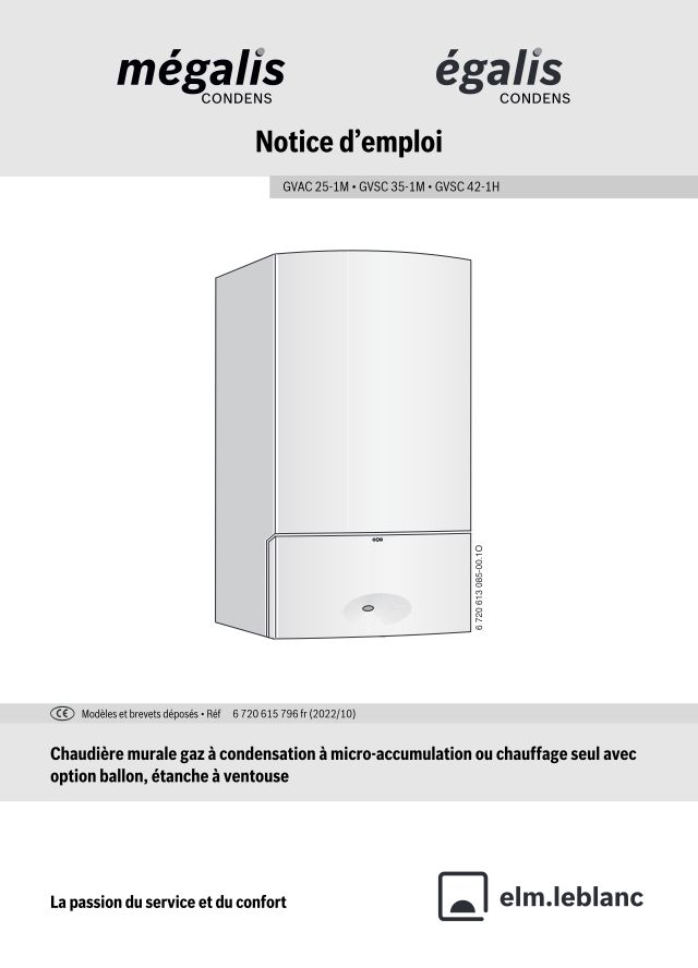 Premiere page : Notice d'utilisation Elm Leblanc GVBC 24-1HN (7716701400)