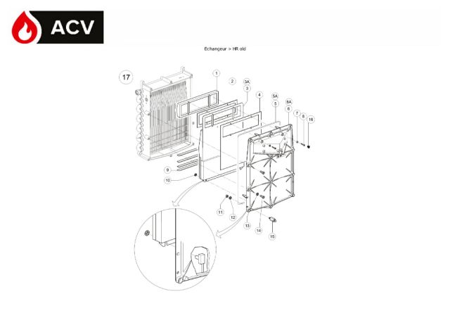 Première page : Pièces détachées ACV Kombi Kompakt HRE 28/24