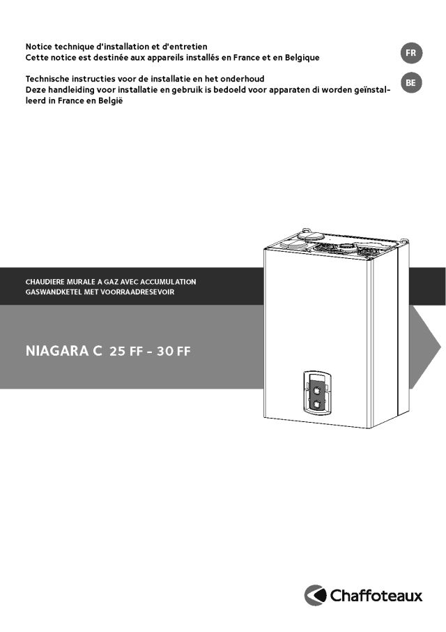 Première page : Notice d'installation Chaffoteaux NIAGARA C 30 FF BE