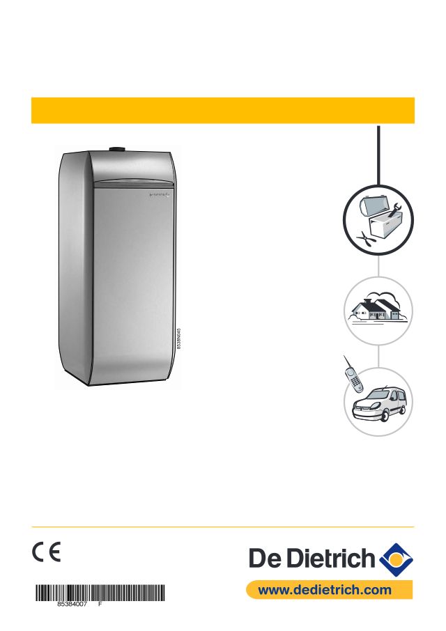 Première page : Notice d'installation De Dietrich ELIDENS DTG 1300-25 ECO NOX PLUS / V130