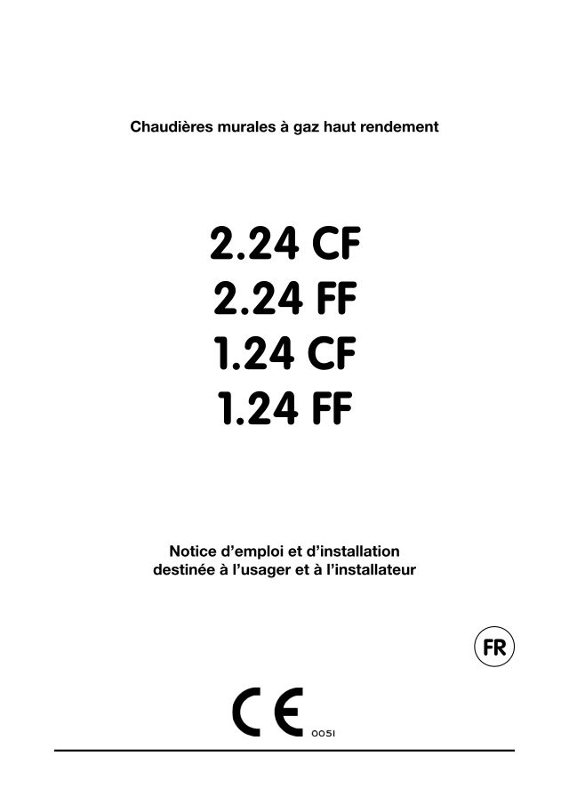 Première page : Notice d'installation Chappee LUNA 3 1.24 FF