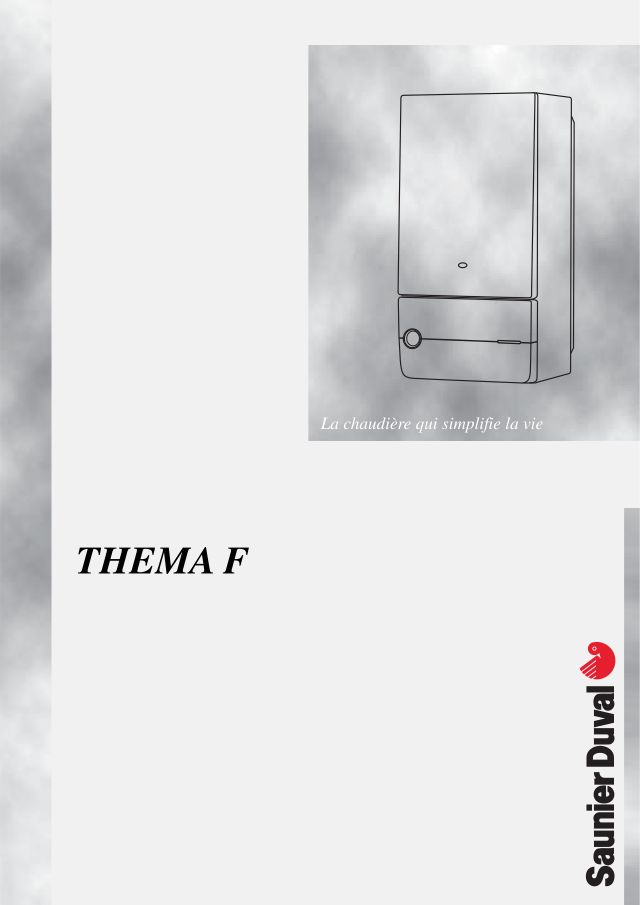Première page : Notice d'utilisation Saunier Duval THEMA F 24 E