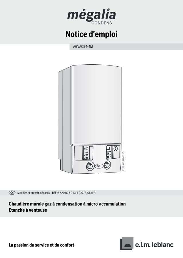 Première page : Notice d'utilisation Elm Leblanc AGVA C 24-4MN