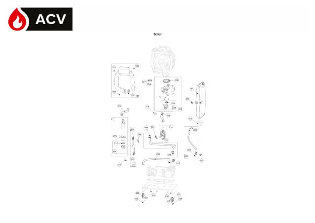 Première page : Pièces détachées ACV ILEA COMBI 18/25