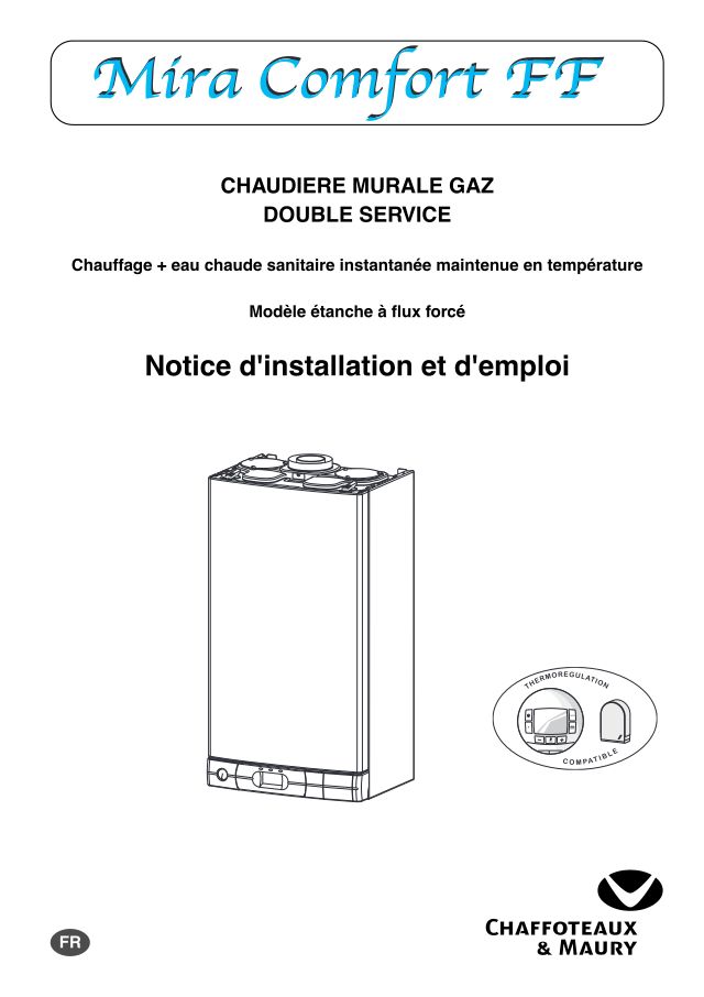 Premiere page : Notice d'utilisation Chaffoteaux MIRA COMFORT 24 FF NAT FR-BE-ES-PT (3650050)