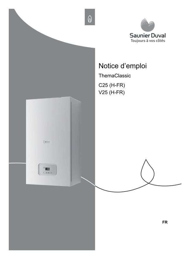 Première page : Notice d'utilisation Saunier Duval ThemaClassic C25