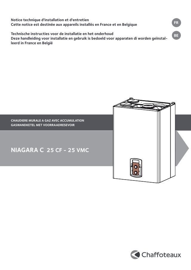 Première page : Notice d'installation Chaffoteaux NIAGARA C 24 VMC FR